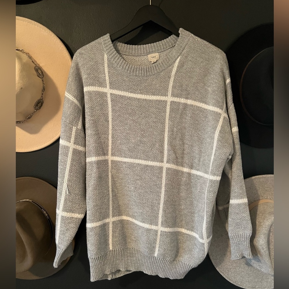 Vici dolls grey oversized sweater